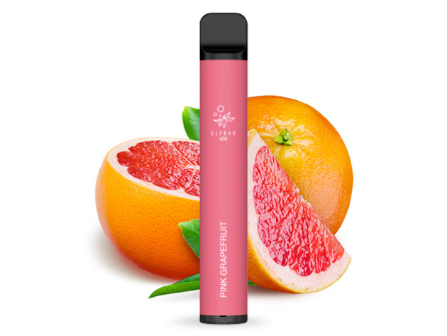 ELFBAR 600 - "Pink Grapefruit" (Rosa Grapefruit) - 20 mg - ca. 600 Züge, mit Kindersicherung