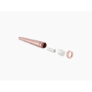 Weezy Aluminium Pfeife mit CTIP Aktivkohlefilter und Jack-Pod Kapsel, ROSE, 12er Display