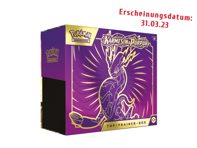 Pokémon - Top-Trainer Box - Karmesin & Purpur 01 - Miraidon oder Koraidon