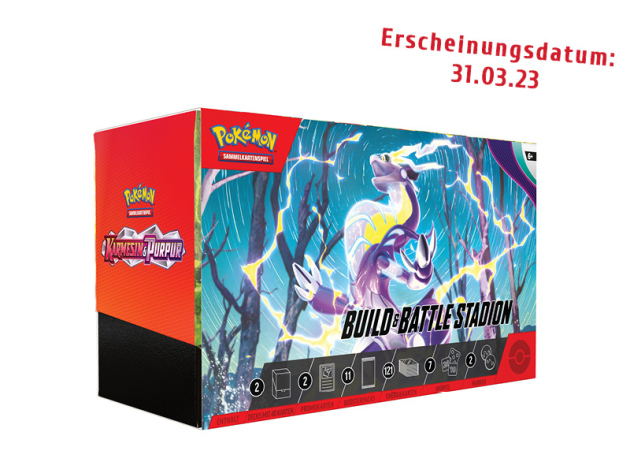 Pokémon - Build & Battle Stadium - Karmesin & Purpur 01