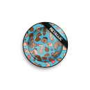 Aschenbecher "Dick Pattern" aus Metall,...