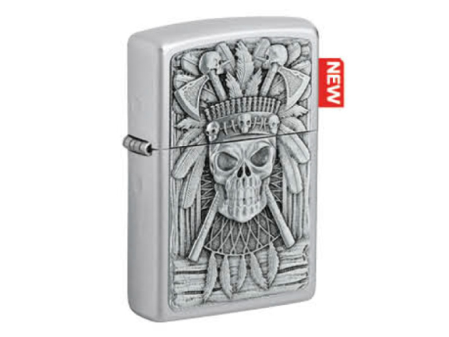 Zippo Feuerzeug - Indian Skull