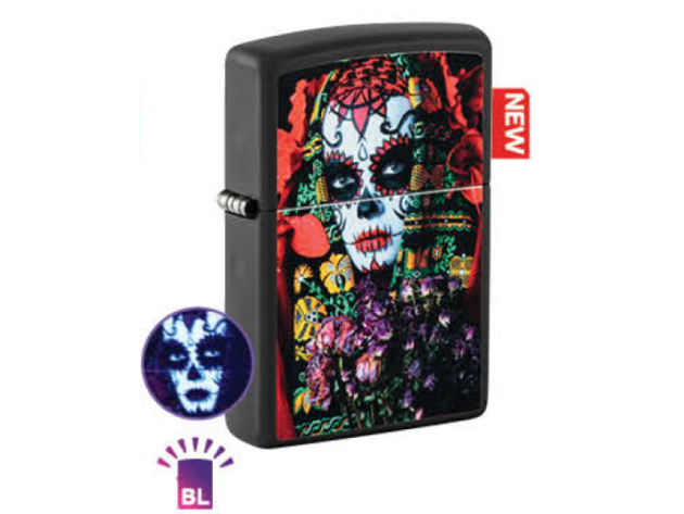 Zippo Feuerzeug - Sugar Skull Woman Design