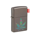 Zippo Feuerzeug - Funky Cannabis Design