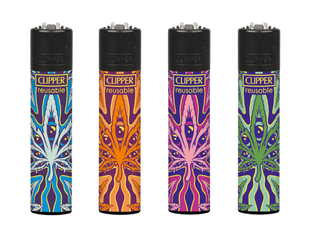 Clipper Large PSYCHEDELIC LEAF, 48er Display
