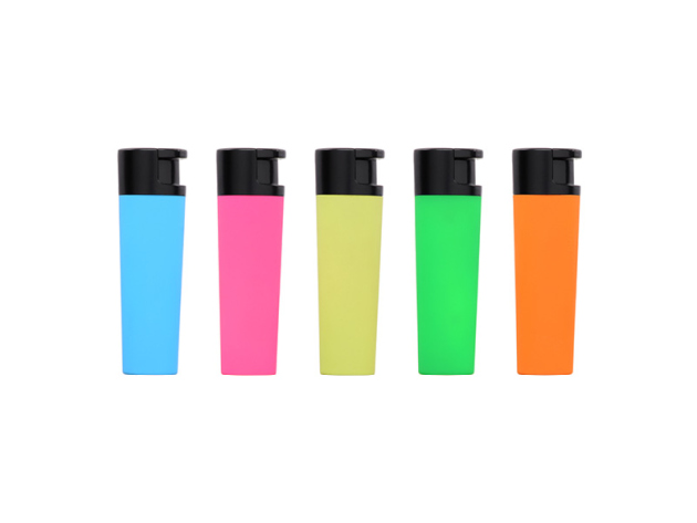 Metallfeuerzeuge "Neon Rubber" 20er Display