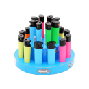 Metallfeuerzeuge "Neon Rubber" 20er Display