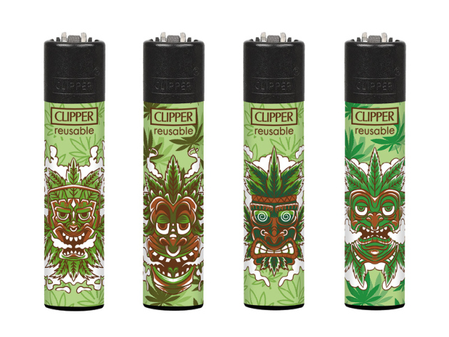 Clipper Large TIKI MASK, 48er Display