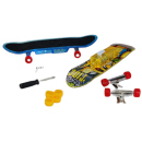 Fingerboard / Skateboard mit LED Licht, versch.Farben; 16er Display