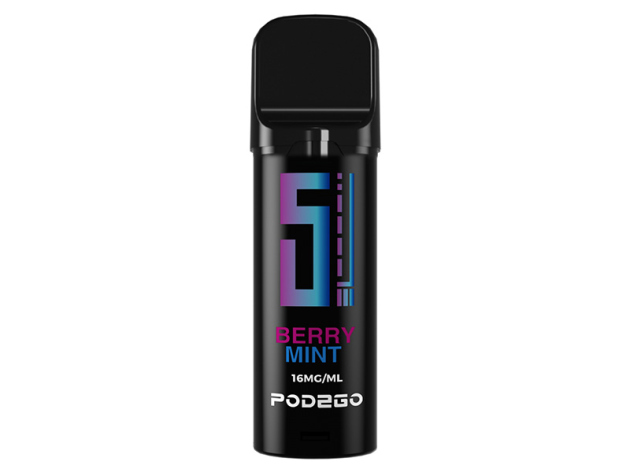 5EL Pod2Go - Berry Mint (Beere, Minze) - E-Shisha - 16mg - einzeln