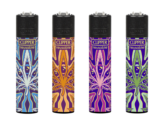 Clipper Large PSYCHEDELIC LEAF D, 48er Display