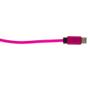 Ladekabel USB auf Lightning, Typ C oder Micro, sortiert, ca. 1 m, regenbogenfarbig, 30er Display