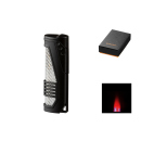 Sturmfeuerzeug Eurojet Turbo, schwarz/silber