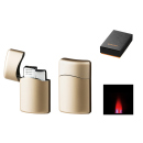 Sturmfeuerzeug Eurojet Turbo, goldfarben matt