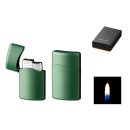 Metallfeuerzeug Softflame, gr&uuml;n matt