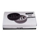 Aschenbecher Metall, silber und schwarz, ca. Ø 10 cm, 2-fach sortiert, 6er Display