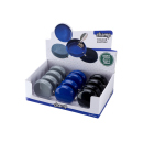 Taschenascher "Silber/Blau/Schwarz",...