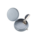 Taschenascher "Silber/Blau/Schwarz", 3-fach sortiert, 12er Display