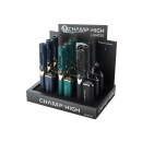 Stabfeuerzeuge "Champ high", Metall, Blaue...