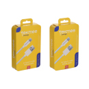 Tekmee Textilkabel, USB auf Type-C, 2.0 A, 1m, einzeln