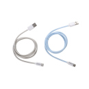 Tekmee Textilkabel, USB auf Type-C, 2.0 A, 1m, einzeln