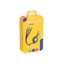 Tekmee Ladekabel 4-in-1, USB auf Type-C, 1.5A/2.0A, 1 m