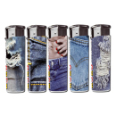 Elektrofeuerzeuge "Blue Jeans", 50er Display