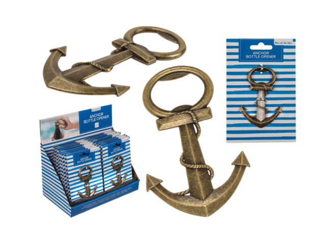 Metall-Flaschenöffner "Anker", 24er Display, UVP: 84,00 Euro