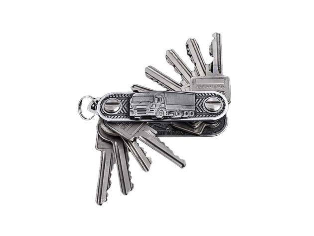 Schlüsselwerk - Fuhrwerk -  für ca. 8 Schlüssel, 80–85 mm, Schlüsselanhänger