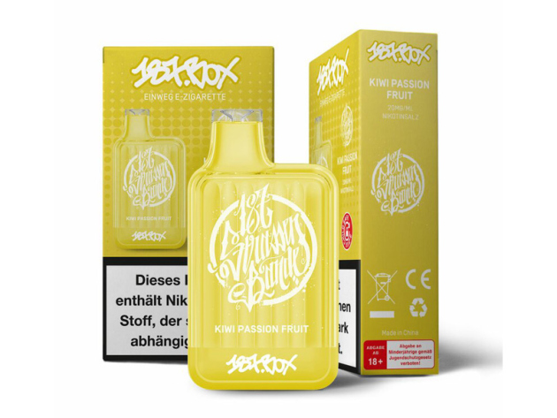 187 Strassenbande Box - Kiwi Passion Fruit (Kiwi mit Passionsfruch) - E-Shisha - 20 mg - 600 Züge