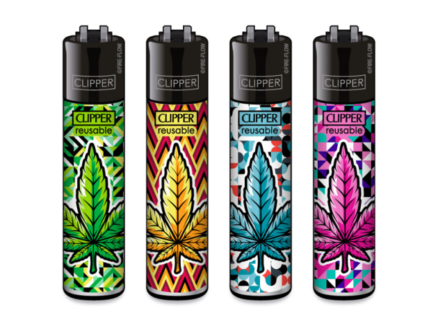 Clipper Large NEON LEAVES#2, 48 Display