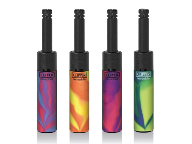 Clipper Mini Stabfeuerzeug NEBULA MIX #1, 24er Display