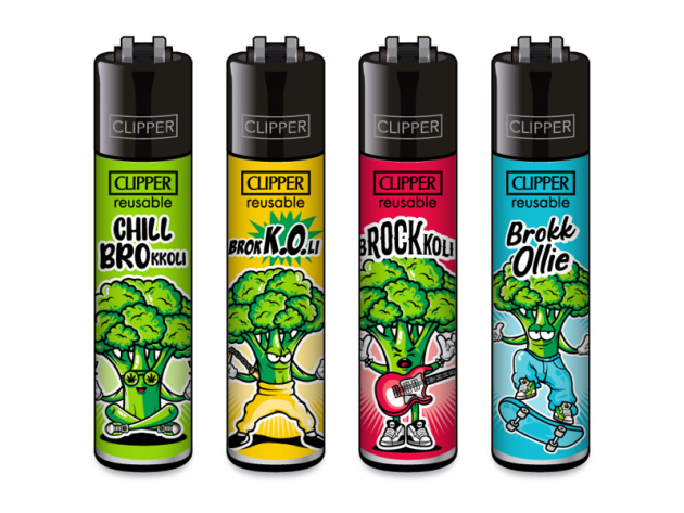 Clipper Large NEON LEAVES#2, 48 Display