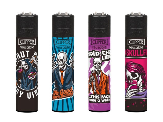 Clipper Large SKULLS 23, 48er Display