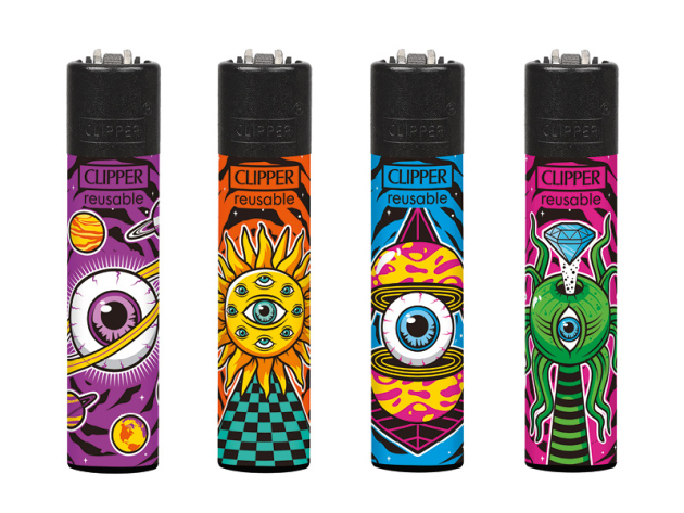 Clipper Large TRIPPY PLANETS, 48er Display