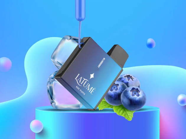 Lafume Cuatro - Blueberry  (Blaubeere) - E-Shisha - 20mg - 600 Züge