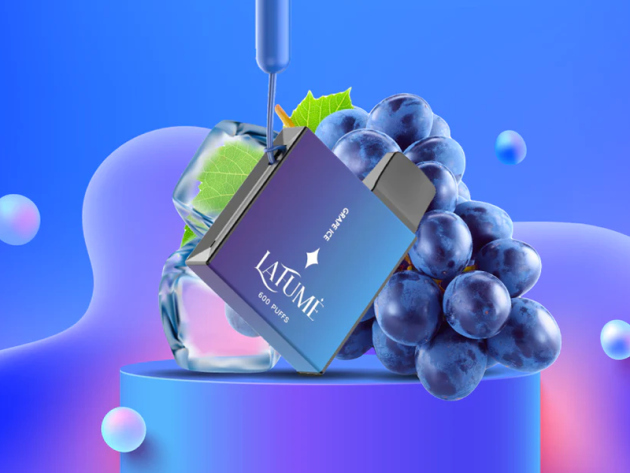 Lafume Cuatro - Grape Ice (Traube, Eis) - E-Shisha - 20mg - 600 Züge
