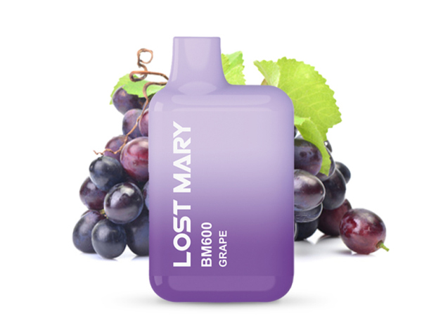Lost Mary BM600 "Grape" (Traube) E-Shisha - 20mg - ca. 600 Züge
