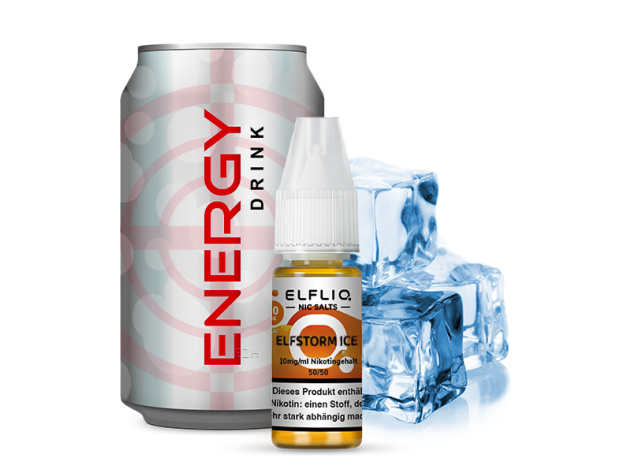 ELFBAR Elfliq - Elfstorm Ice (Energydrink) - Liquid - 10 mg/ml - 10 ml