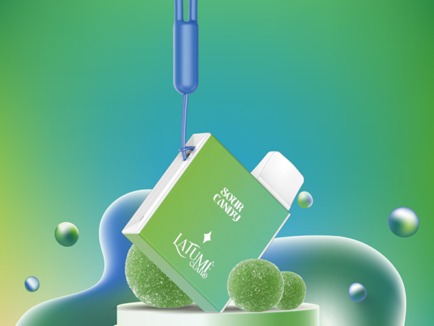 Lafume Cuatro - Sour Candy (saure Bonbons) - E-Shisha - 20mg - 600 Züge