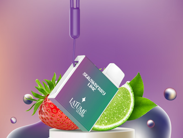 Lafume Cuatro - Strawberry Lime (Erdbeere, Limette) - E-Shisha - 20mg - 600 Züge