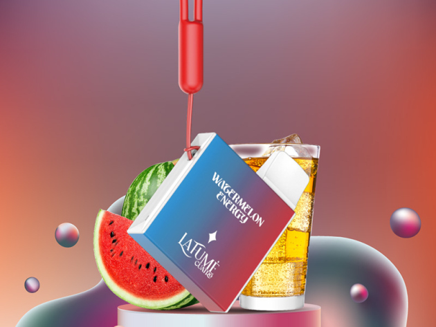 Lafume Cuatro - Watermelon Energy (Wassermelone, Energy) - E-Shisha - 20mg - 600 Züge