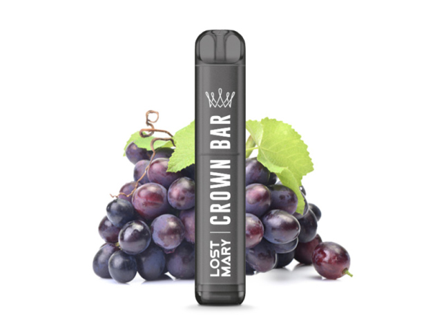 Crown Bar by AL Fakher x Lost Mary - Grape (Weintraube) - E-Shisha - 20mg - 600 Züge