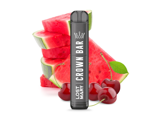 Crown Bar by AL Fakher x Lost Mary - Watermelon Cherry (Wassermelone Kirsche) - E-Shisha - 20mg - 600 Züge