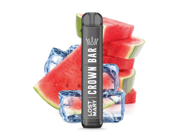 Crown Bar by AL Fakher x Lost Mary - Watermelon Ice (Wassermelone Eis) - E-Shisha - 20mg - 600 Züge