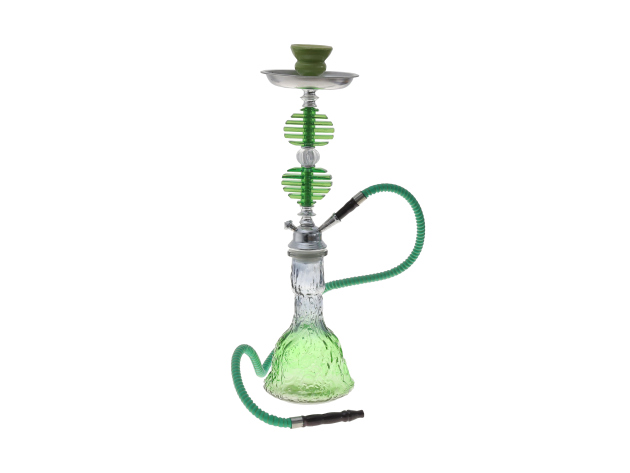 Shisha "Wave" Grün, 55 cm, 1 Schlauch
