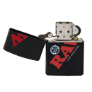 Zippo Feuerzeug - RAW - Black with Logo