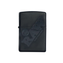 Zippo Feuerzeug - RAW - Black with black Logo