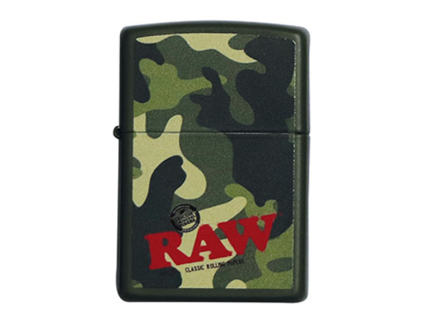 Zippo Feuerzeug - RAW - Camoflage full print