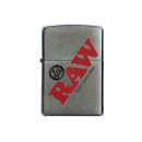 Zippo Feuerzeug - RAW - Silver with Logo